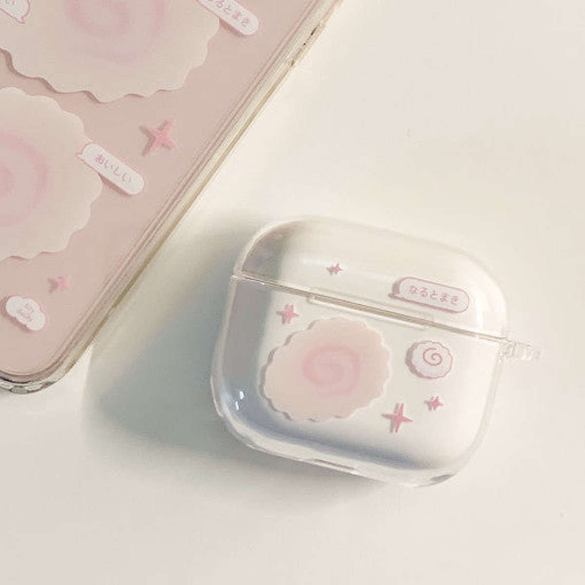 Lily Daily Narutomaki Airpods Case (Clear )