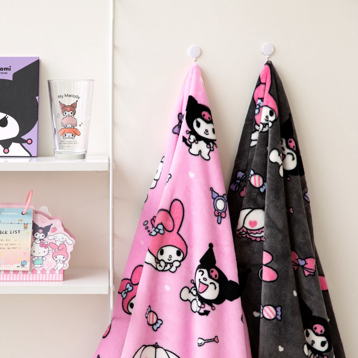 Sanrio Kuromi Melody Blanket