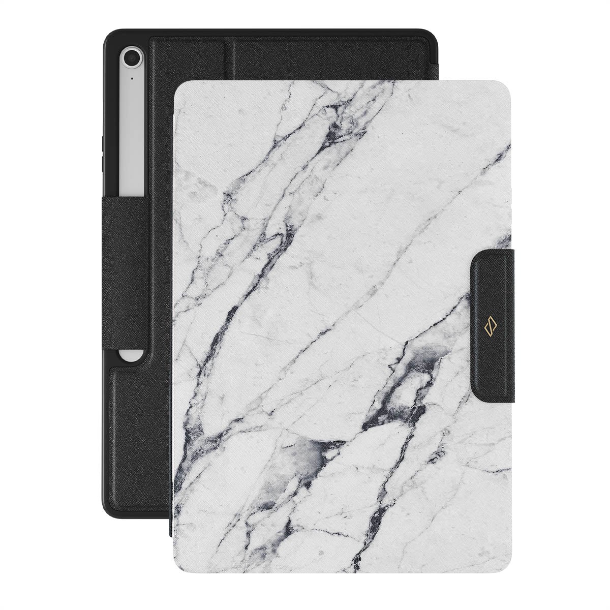 Satin White - Marble Samsung Galaxy Tab S10 FE Case