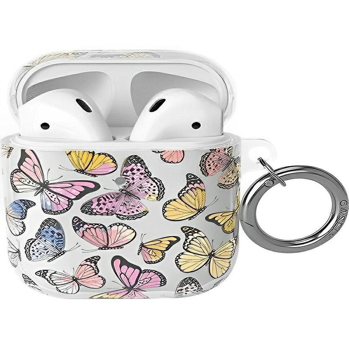 Free Spirit Rainbow Butterfly AirPods Case