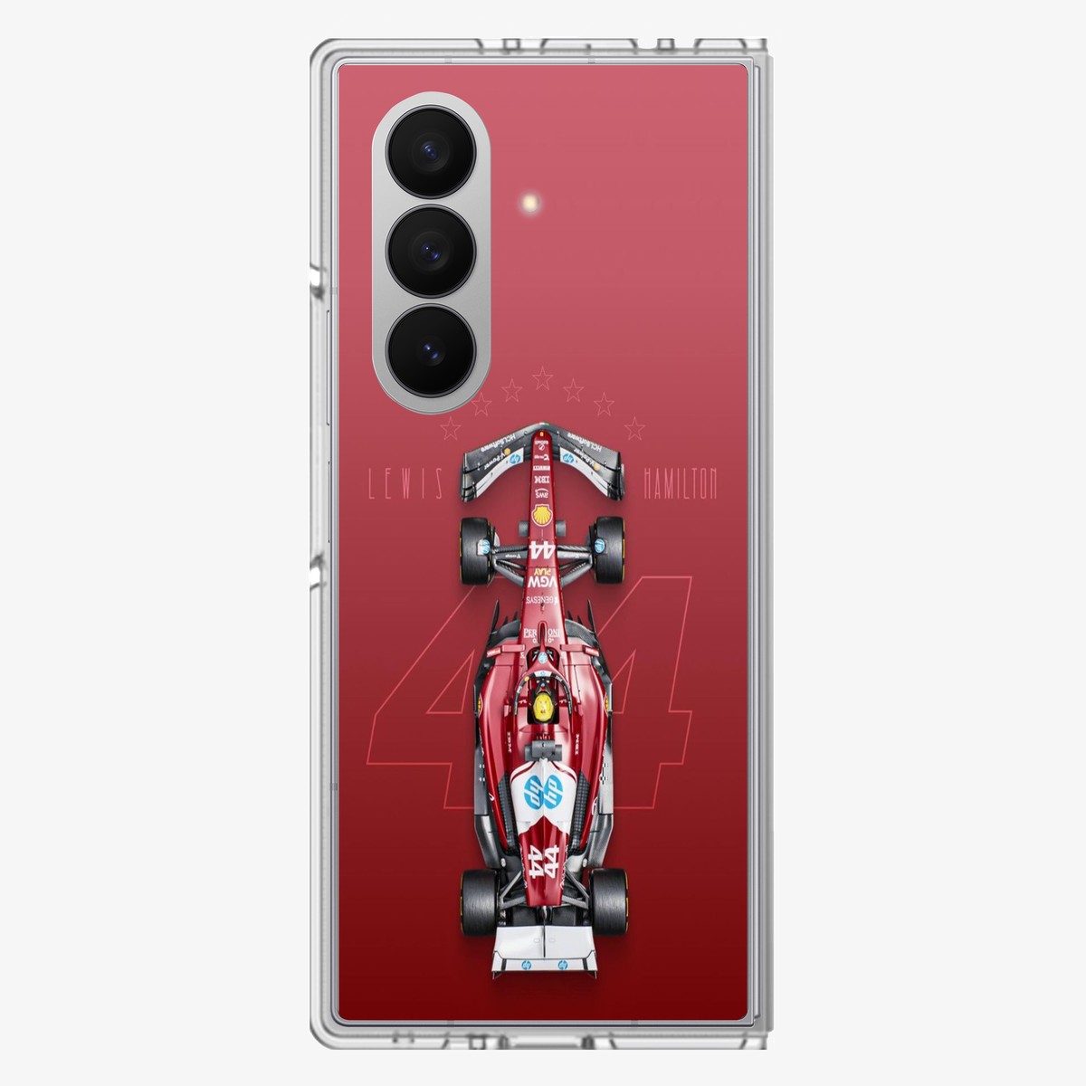 Lewis Hamilton Two Samsung Z Fold Phone Case