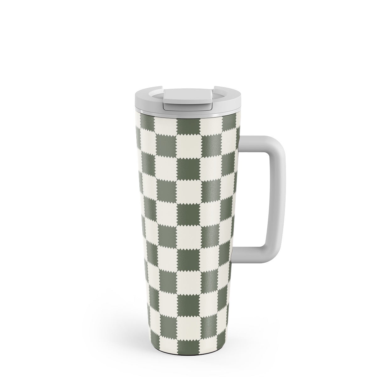 Retro Grid - EasyGrip Travel Mug