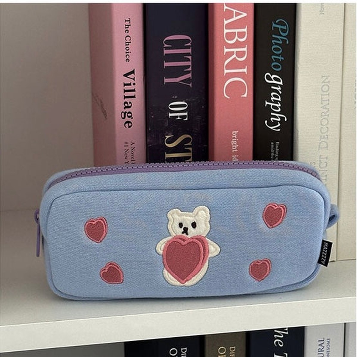Mazzzzy muffin (heart pattern) pencil case
