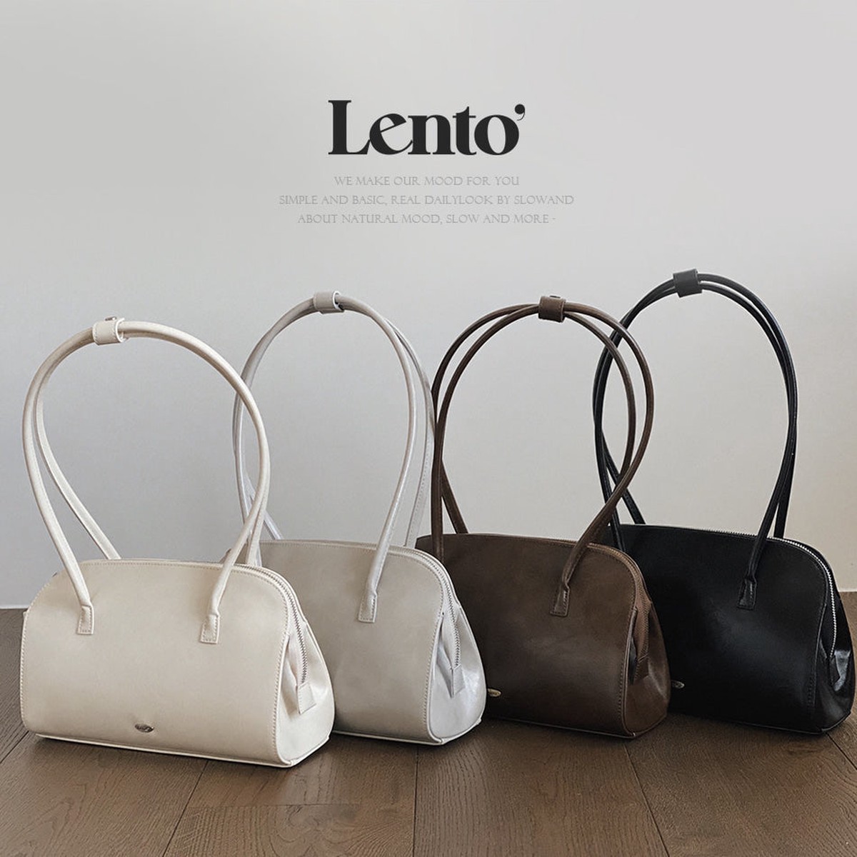 Slowand LENTO Baguette Tote Bag - 4 color