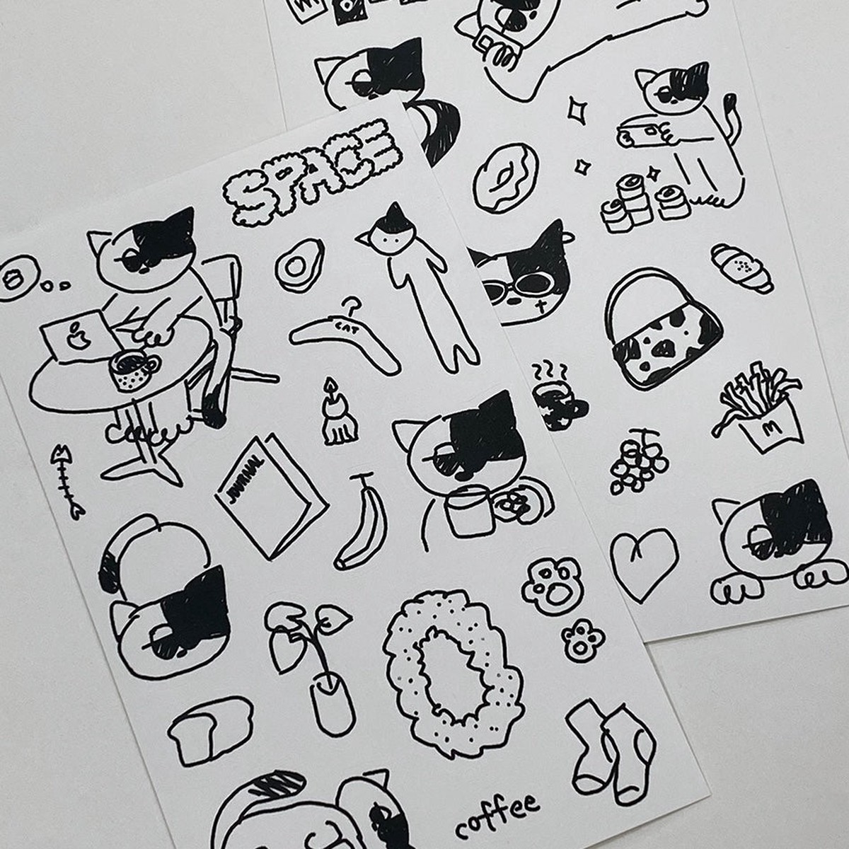95Be On D Daily Drawing Sticker Ver2 Kitty