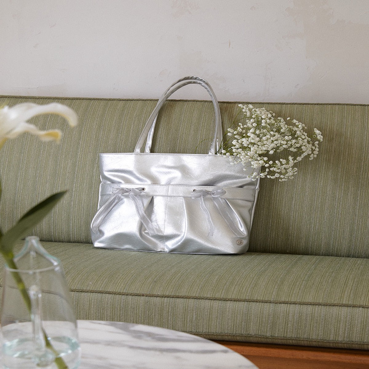 Ovuni Easy Ribbon BagSilver