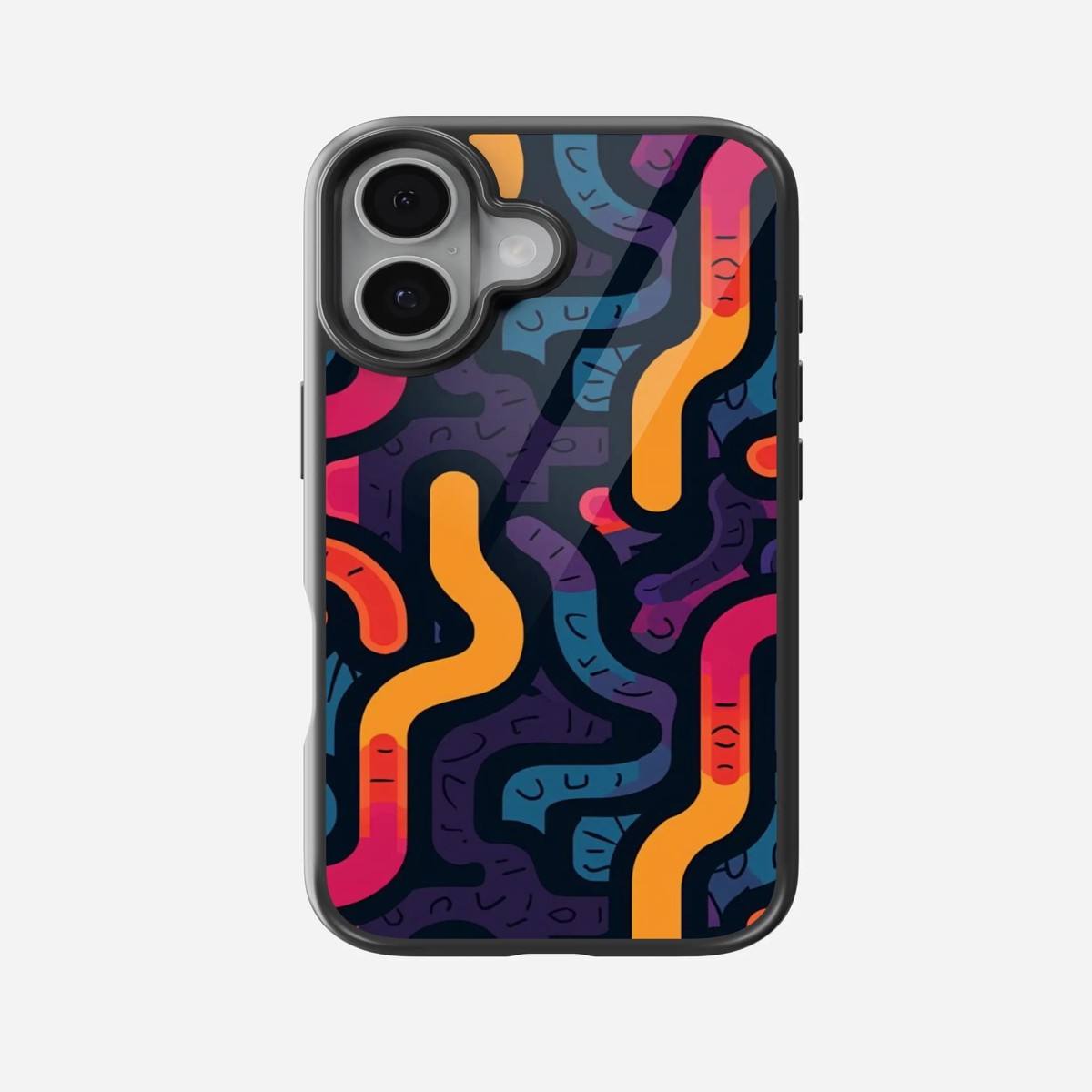 Abstract Galactic Mosaic Glass Case