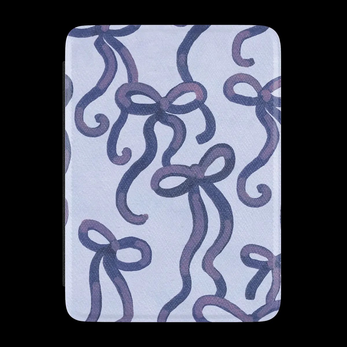 Love Me Knot Blue Bow Kindle Case