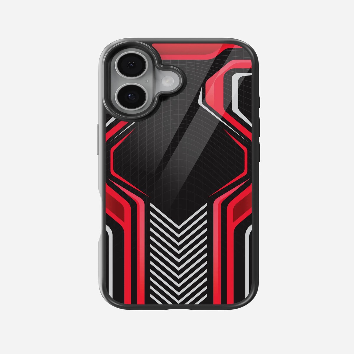 Abstract Velocity Vibe Pattern Glass Case
