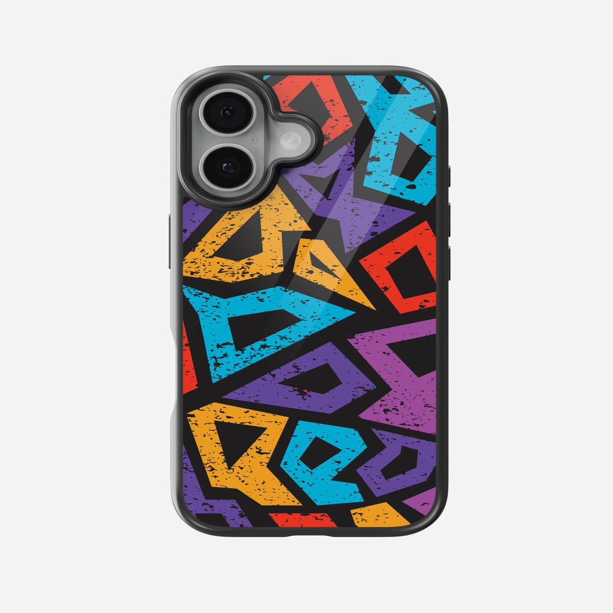 Abstract Apex Ascent Pattern Glass Case