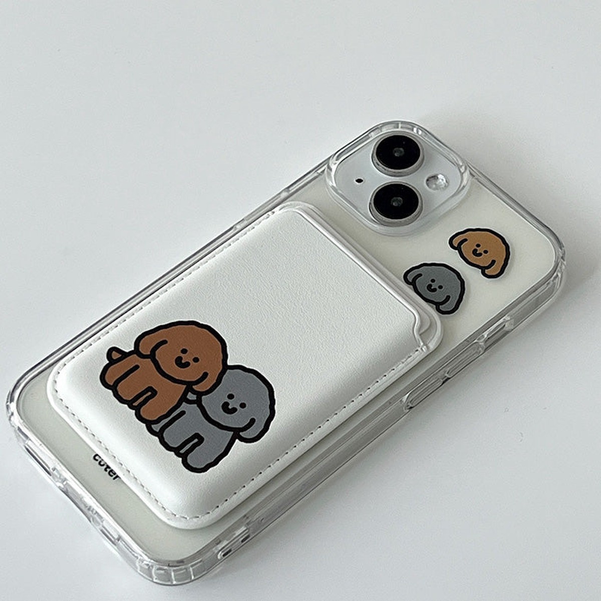 85Cuter Poodles Magsafe Card Wallet