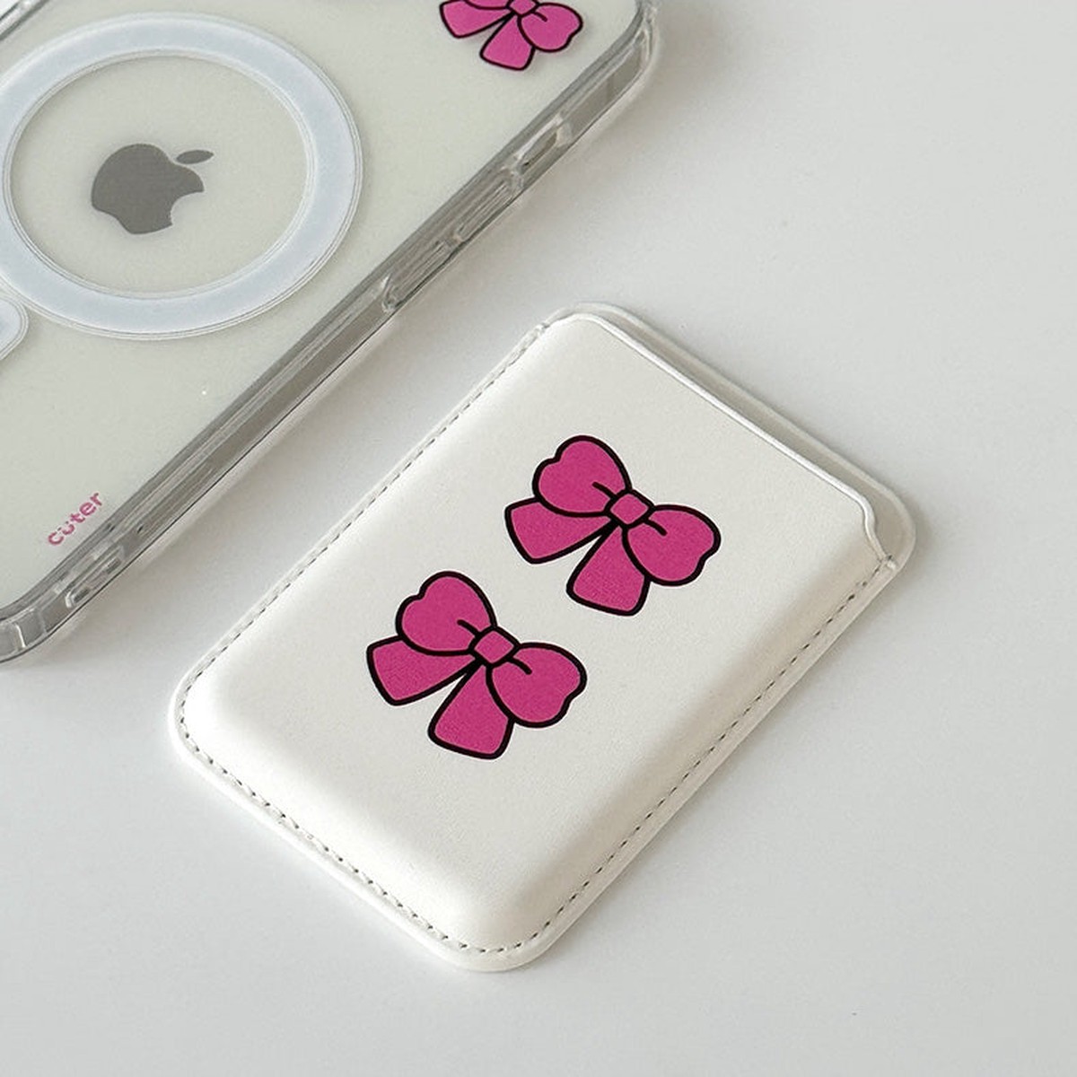 85Cuter Ribbon Magsafe Card Wallet