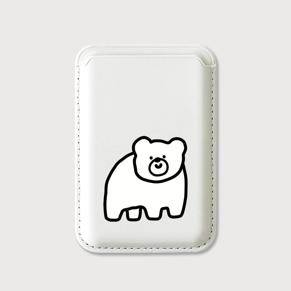 85Cuter Polar Bear Magsafe Card Wallet