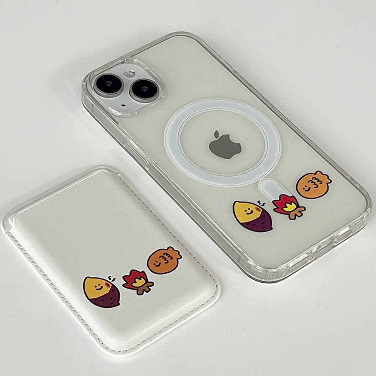 85Cuter Sweet potato Bungeo-ppang Magsafe Card Wallet