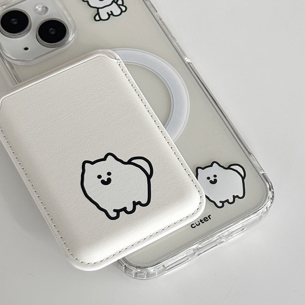 85Cuter Pomeranian Magsafe Card Wallet