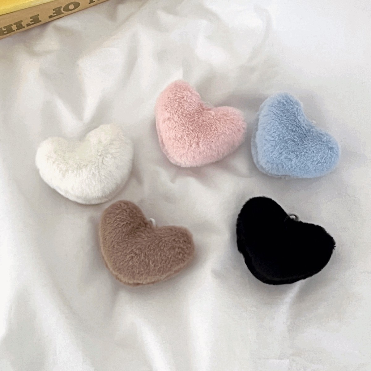 9Mademoment Fluffy Heart Tok (5 Colors)