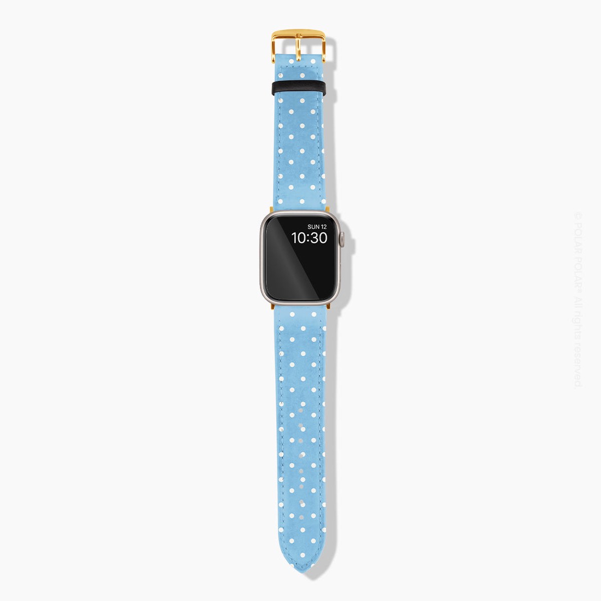 Blue White Mini Polka Dots - Apple Watch Band
