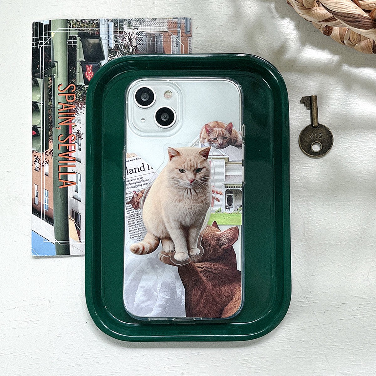 9Mademoment Cheese Cat Acrylic Tok