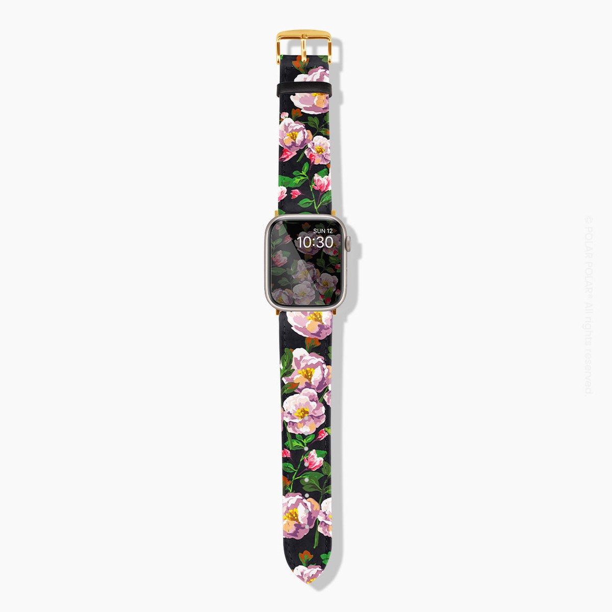 Purple Camellias - Apple Watch Band