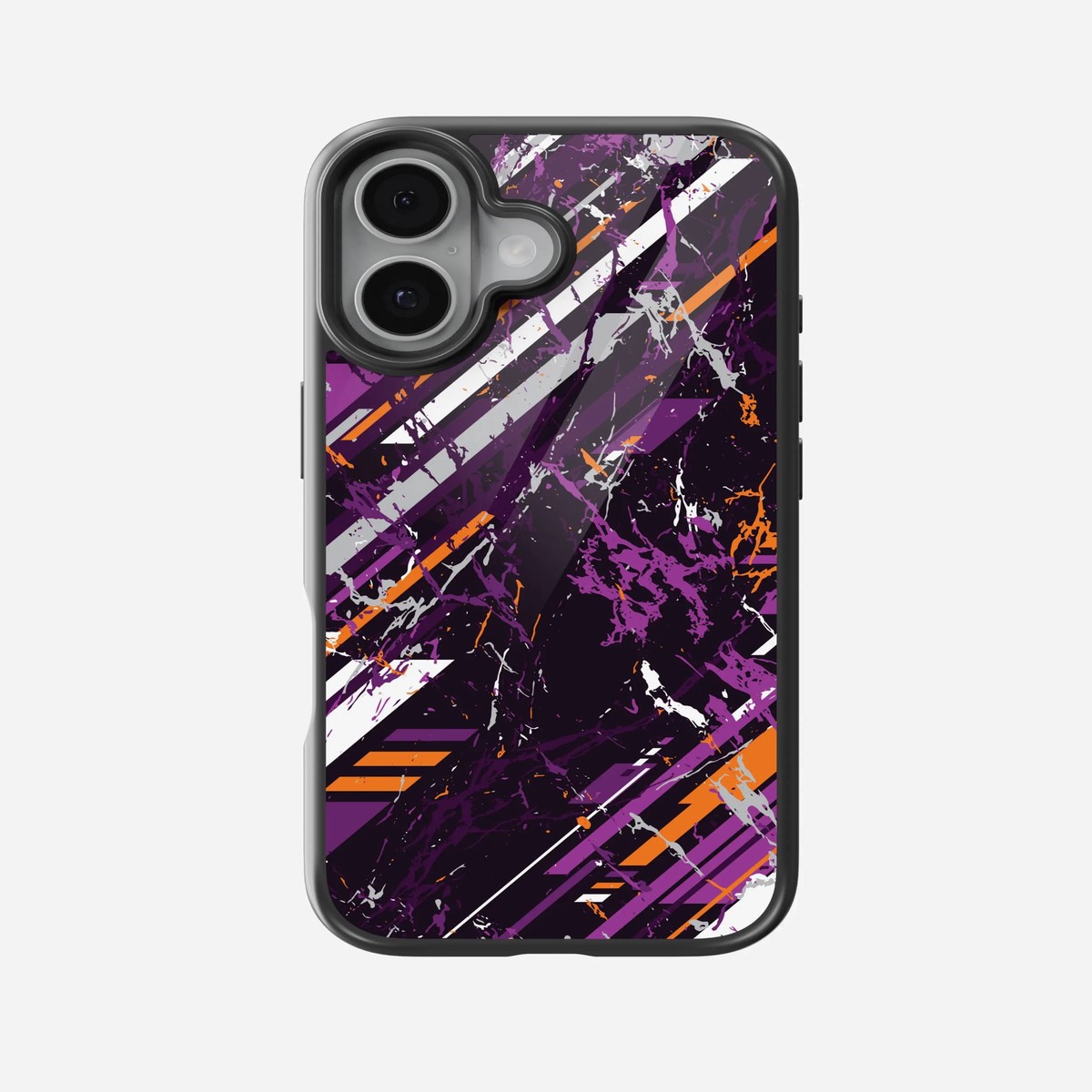 Abstract Gridiron Glory Pattern Glass Case