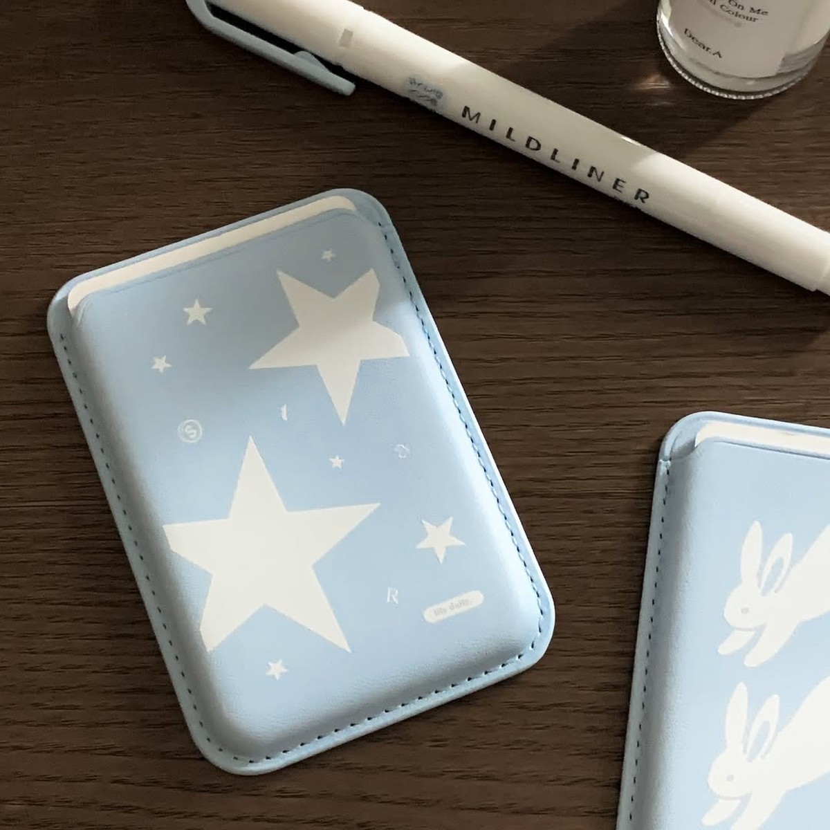 9Lily Daily Star Magsafe Wallet (Sky blue)