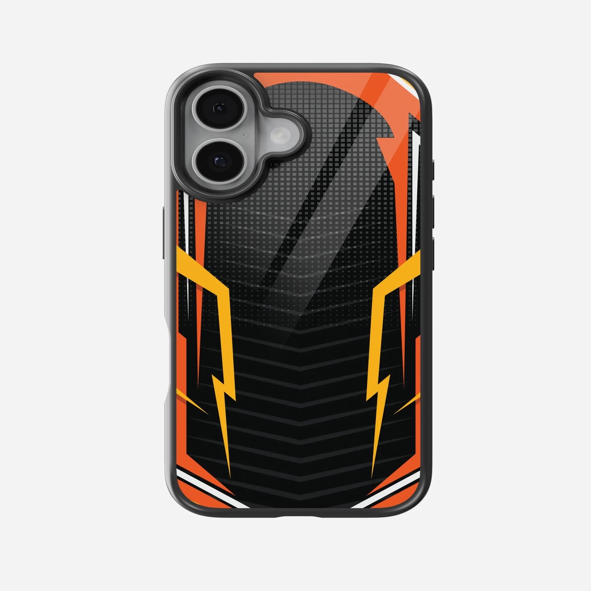 Abstract Hustle Harmony Pattern Glass Case