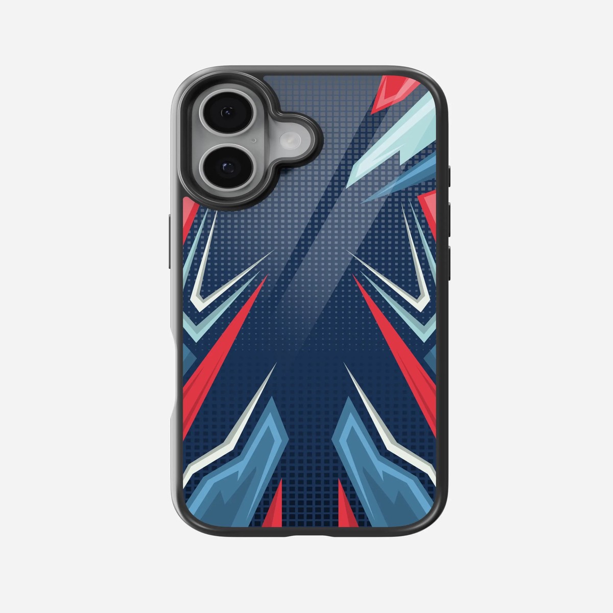 Abstract Elite Energy Pattern Glass Case